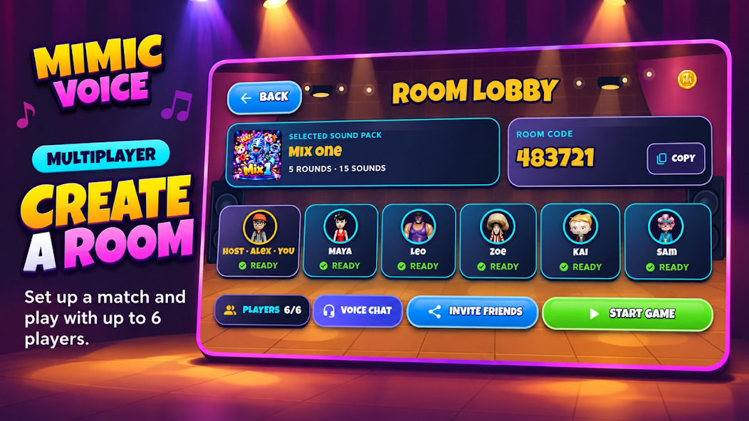 Mimic Voice :Party Game Mobile 游戏截图