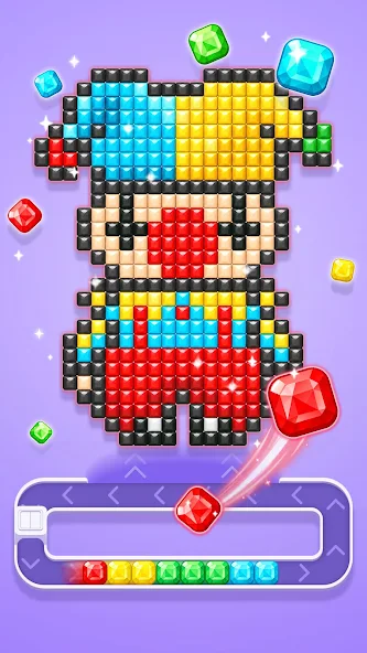 Gem Loop: Pixel Puzzle 游戏截图