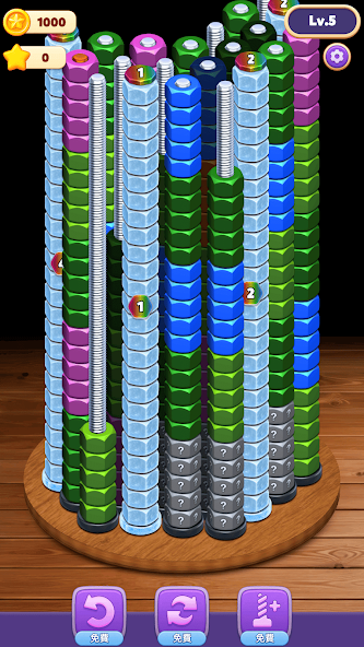 Screw Sort: Sorting Master 游戏截图